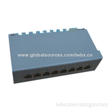 8/12 port STP cat 5e IDC patch panel